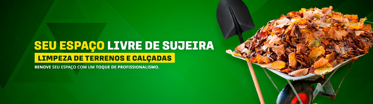 Limpeza de Calçadas e Terrenos